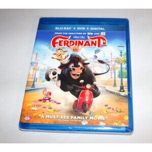 Ferdinand the Bull Blue Sky (Blu-ray Plus DVD Plus Digital 2017) New Sealed